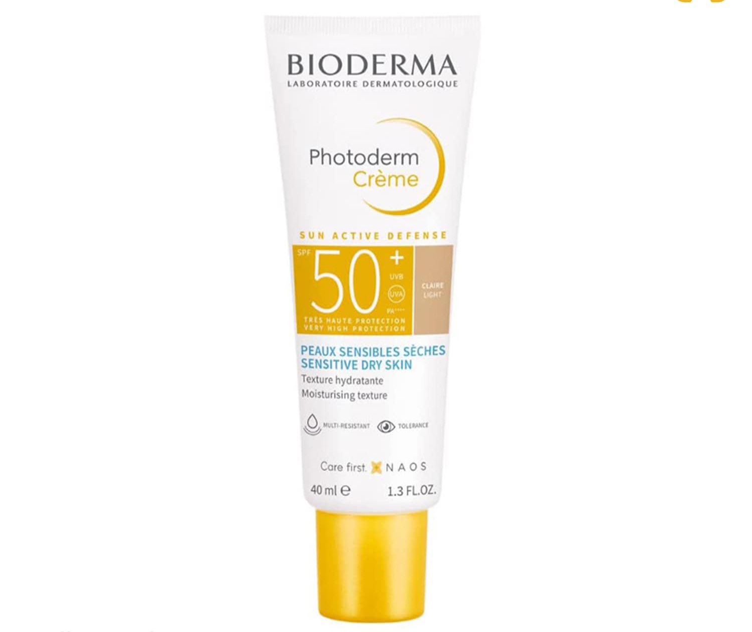 کرم ضد آفتاب فتودرم SPF50+ رنگی بایودرما مناسب پوست خشک و حساس